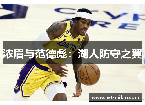 浓眉与范德彪：湖人防守之翼